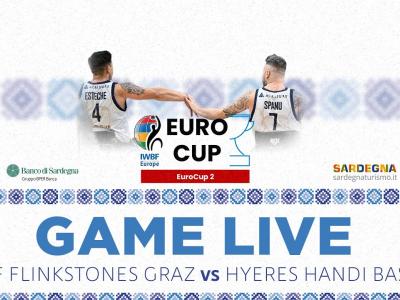 EUROCUP 2 LIVE - 8TF Flink Stones Graz (AUS)-Hyres Handi Basket (FRA)